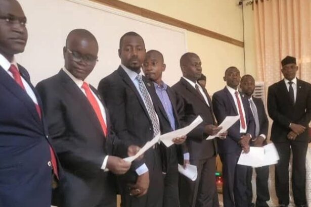 Aare Olumuyiwa Akinboro, SAN, Felicitates with Newly Inaugurated NBA Damaturu Branch Executives