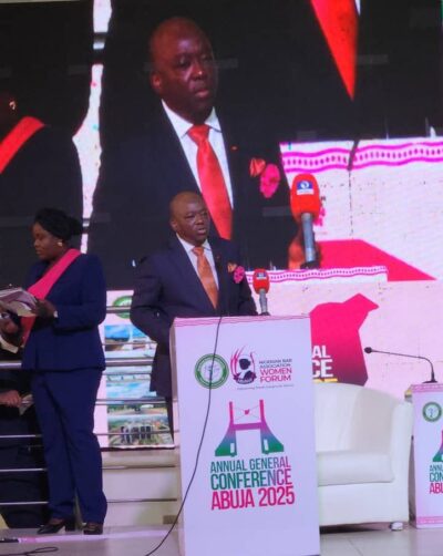 Aare Olumuyiwa Akinboro, SAN, Celebrates Women as Equals in Chairman’s Address at NBAWF 2025 Opening Ceremony