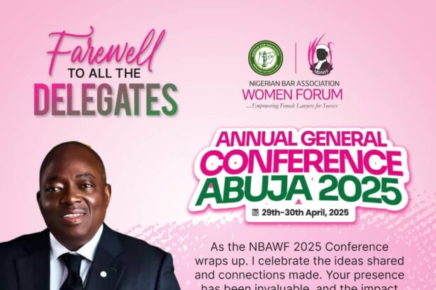 NBAWF--AGC: FAREWELL REMARKS BY AARE OLUMUYIWA AKINBORO, SAN