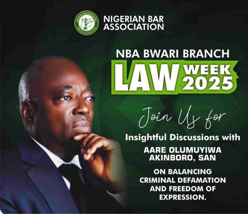 Distinguished Legal Luminary Aare Akinboro, SAN, Leads Critical Dialogue on Criminal Defamation vs. Free Expression
