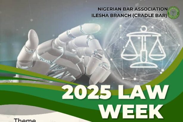 Aare Olumuyiwa Akinboro, SAN Felicitates with NBA Ilesha Branch on 2025 Law Week, Commends Theme on Law and Technology as Timely and Visionary